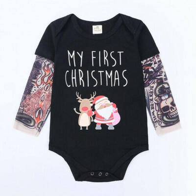 

Xmas Newborn Baby Girl Boy Christmas Romper Bodysuit Jumpsuit Outfits Clothes