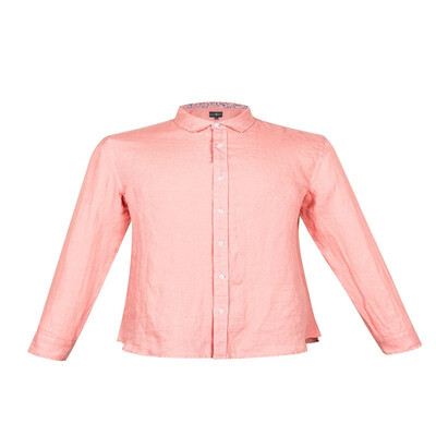 

ROGER FUN 2019 new mens plain shirt linen shirt casual long sleeve comfortable breathable cool 13594