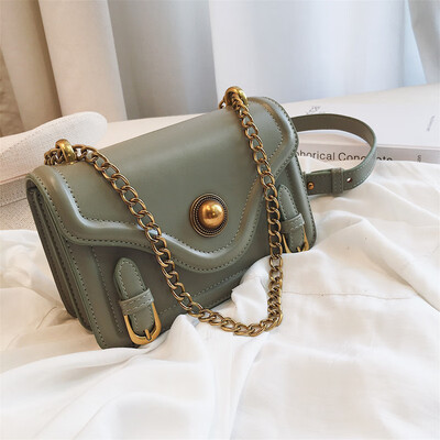 

New Small Women Crossbody Bags 2019 Motorcycle Shoulder Bag High Quality Flap Chains Fashion Messenger Bag Ladies Bolso Femenino