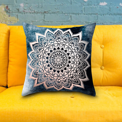 

45x45cm Square Throw Pillow Covers Datura flowers Pillow Cover Cushion Cover Pillow CoverZippered Pillow Encasement