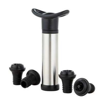 

Siaonvr Wine Bottle Sealer Vacuum Wine Pump With 4 Stoppers Sealing Preserver