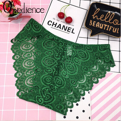 

Black Lace Floral Briefs Thongs Women Underwear Sheer Transparent Panties Seamless Breathable G-string girls gifts