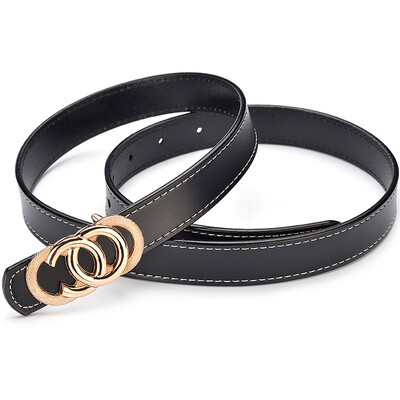 

New ladies retro Korean leather belt belt fashion wild student casual pin buckle belt