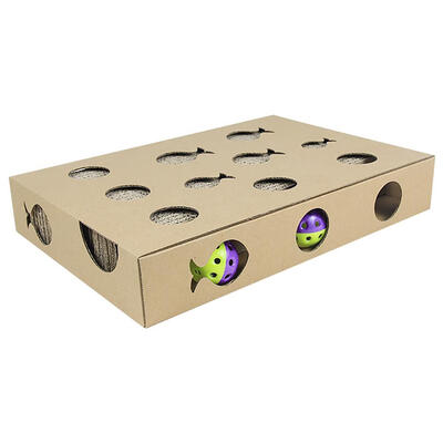 

Corrugated Paper Cat Grab Board Straight Board Claw Grinder Pet Kitten Toys