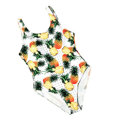 

Saidsome Women Pineapple printing Push-Up Padded Bra Beach Bikini One Piece Sexy Swimwear