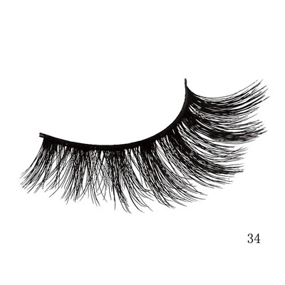 

〖Follure〗Real 3D Soft Long Natural Eye Lashes Makeup Thick False Eyelash Extension A