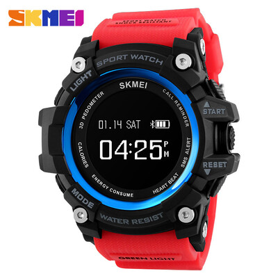 

SKMEI Men Sports Watches Smart Digital Watch Bluetooth Pedometer Calorie Waterproof Fashion Wristwatches 1188