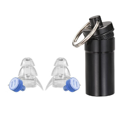 

1 Pair Noise Cancelling Ear Plugs for Sleeping High Fidelity Silicone Earplugs Musicians Hearing Protection with Sound Reduction