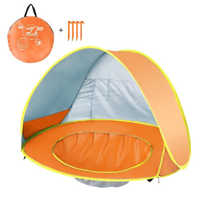

Pop Up Baby Beach Tent Waterproof Anti-UV Sun Shelter with Pool Kids Outdoor Sun Shade Awning Tent