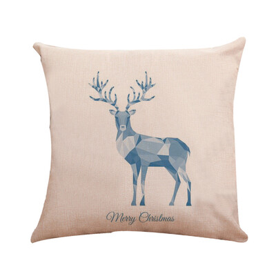 

Tailored Christmas Linen Square Throw Flax Pillow Case Decorative Cushion Pillow Cover