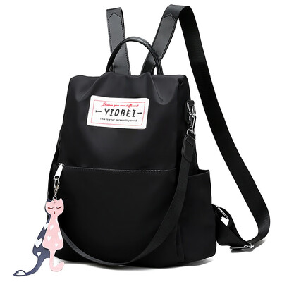 

Womens shoulder bag Korean version of the wild new wave backpack college wind bag temperament trend female backpack
