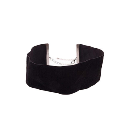 

New Creative Nice Black Plain Velvet Ribbon Wide Make Choker Necklace Gothic Handmade Jewelry