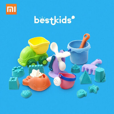 

16pcsset Xiaomi Mijia BESTKIDS Beach Toys Sand Castle Maker Mode Shovel Bucket Outdoor Beach Play Educational Toys for Kids