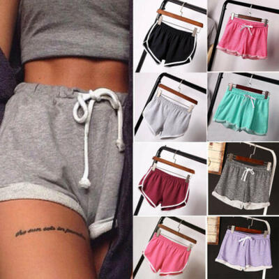 

USSTOCK Women Sports Shorts Casual Ladies Beach Summer Running Gym Yoga Hot Pant