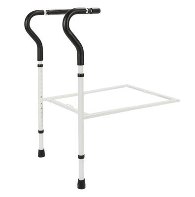

Medical Home Black Adjustable Height Slip Resistant Bed Rail Safety Bedrail Aid