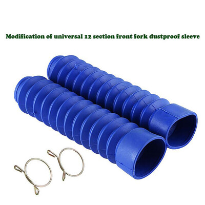 

2pcs Universal Motorcycle Front Fork Cover Motorcycle Gator Fork Boots Rubber