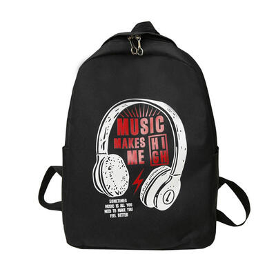 

Fashion Printing Travel Backpacks Women Men School Bags Canvas Knapsack