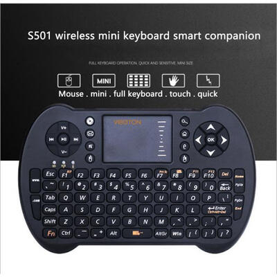 

S501 Portable Mini Wireless Keyboard With Touchpad Mouse Multimedia Remote Keyboard Air Mouse