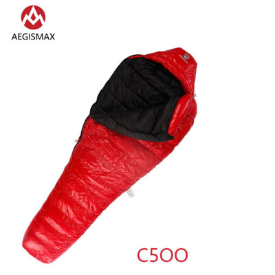 

AEGISMAX Camping Sleeping Bag Envelope Outdoor Camp Hiking White Duck Down