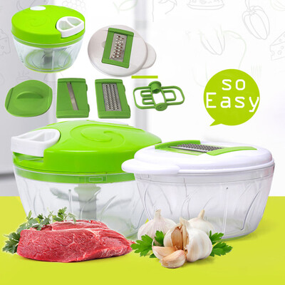 

Toponeto Multi-function Salad Crusher Food Processor Manual Meat Machine Crusher Chopper