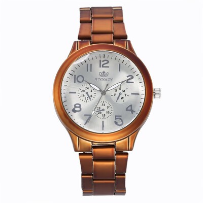 

New bright ladies fashion fake three-eye alloy steel strip