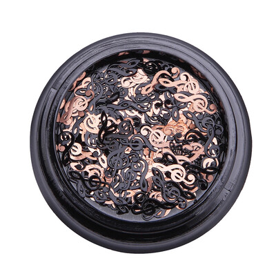 

Toponeto 1 Box Metal Gear Stud Sheet Mixed Steampunk Nail Art Decoration