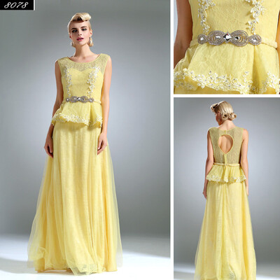 

Factory wholesale fashionable lady wedding evening dress
