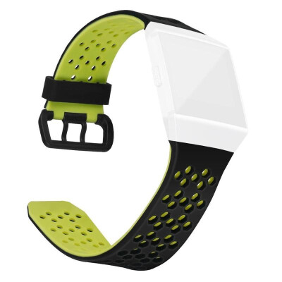 

Hexagonal Ventilate Porous Silicone Watch Strap Watchband for Fitbit Ionic