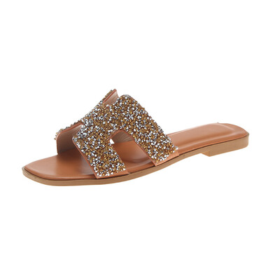 

Slippers for women wearing fashionable water drills for summer outdoors