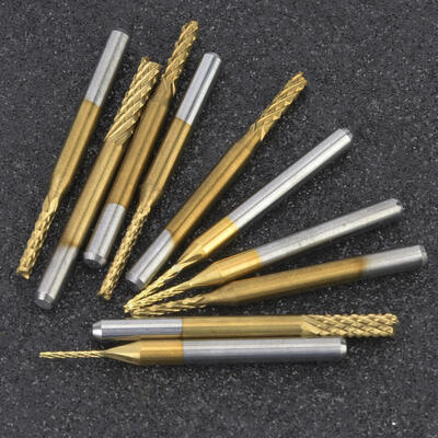 

Greensen 10 Pcs Tungsten Steel CNC Corn Milling Cutter Carving Corn Mill