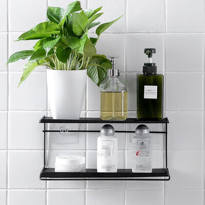 

〖Follure〗Wall-Mounted Bathroom Storage Rack Home Finishing Rack Storage Rack