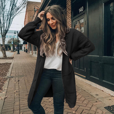 

〖Follure〗Womens Boho Open Front Cardigan Long Sleeve Loose Knit Lightweight Sweaters