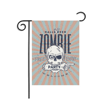

New Hot Halloween Custom Pumpkin Weatherproof Decoration Garden Flag 12 Sytles Printed Decorative Hanging Banner