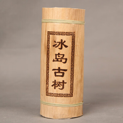 

2015 Bing Dao Ancient Tree Raw Puer Pu-erh Tea Column 500g