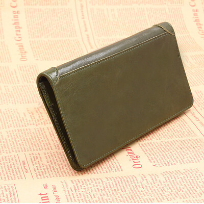 

Tailored Men Genuine Leather Wallet Leather CreditID Card Holder Purse Wallet BK
