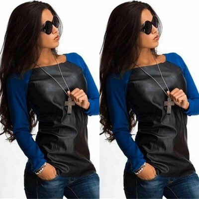 

New Women Summer Loose Top Long Sleeve Blouse Ladies Casual Tops T-Shirt