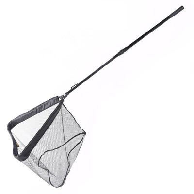 

HONOREAL 160cm Aluminum Pole Ultralight Foldable Waterproof Rubber Landing Fishing Net