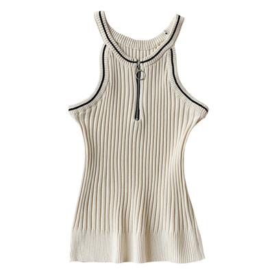 

Women Solid Color Sexy Versatile Sling Sleeveless Comfortable Camisole Strap Slim Summer Vest