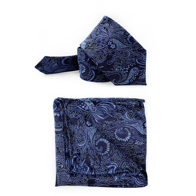 

Wholesale Mens Tie Towel Set Cashew Flower Business Polyester Pocket Towel Groom Wedding Groomsman Tie Set