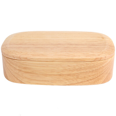 

Greensen Wooden Lunch Box Food Storage Container School Picnic Square Bento Box Bento BoxLunch Box