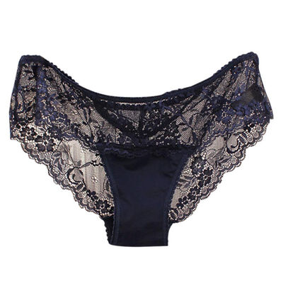 

Sexy Lace Soft Lingerie Women Transparent Panties Briefs Hipster Underpanty