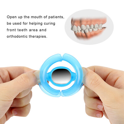 

Greensen 10pcs Disposable -shape Mirror Mouth Opener Intraoral Cheek Retractor Oral Teeth Dentist Tools