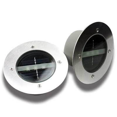 

〖Follure〗Waterproof Solar Light Led Square Underground Garden Yard Road Lawn Path Lamp