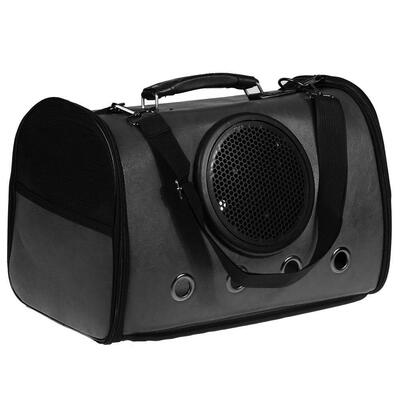 

Portable Pet Dog Outdoor Bag Foldable PU Cat Space Capsule Carrier Backpack