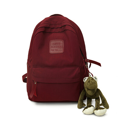 

A Simple Frog Hanger Shoulder Bag for Junior High School Students in Yusuku Uzzang High School