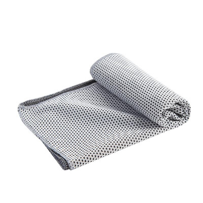 

Portable Reusable Heat Relief Instant Cooling Cold Chill Sports Cozy Towel for Running Biking Jogging Gym Gift Grey