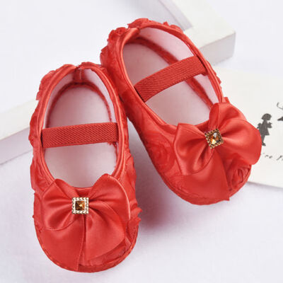 

Toddlerborn Baby Shoes Bow First Walkers Princess Baby Soft Sole Anti-Slip Sapatinhos Para Bebe Menina Moccasins
