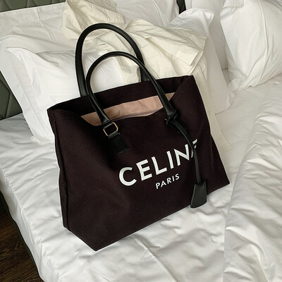 

Tote bag big bag female 2019 new wave Korean version of the wild autumn large capacity canvas bag female shoulder handbag