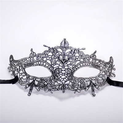 

Tailored Masquerade Lace Mask Catwoman Halloween Cutout Prom Party Mask Accessories HOT