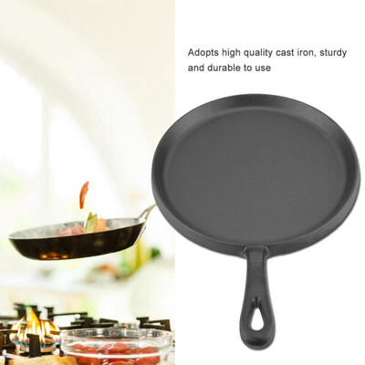 

Greensen 24cm Non-stick Cast Iron Frying Pan Griddle Pan BBQ Cooking Tool